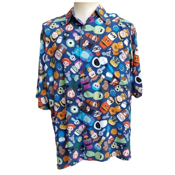 Disney Other - Disney Pixar Fest Camp shirt Reyn Spooner XXL